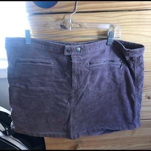 Purple corduroy skirt!
